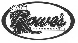 ROWE'S SUPERMARKETS trademark
