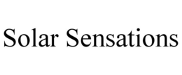 SOLAR SENSATIONS trademark