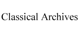 CLASSICAL ARCHIVES trademark