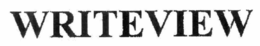 WRITEVIEW trademark
