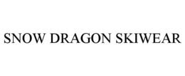 SNOW DRAGON SKIWEAR trademark