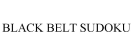 BLACK BELT SUDOKU trademark