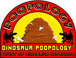POOPOLOGY DINOSAUR POOPOLOGY STUDY OF DINOSAUR COPROLITE trademark