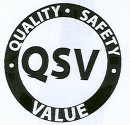 QSV QUALITY SAFETY VALUE trademark