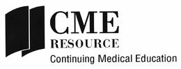 CME RESOURCE CONTINUING MEDICAL EDUCATION trademark