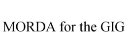MORDA FOR THE GIG trademark