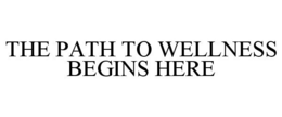 THE PATH TO WELLNESS BEGINS HERE trademark