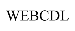 WEBCDL trademark