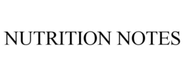 NUTRITION NOTES trademark