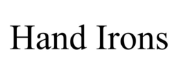 HAND IRONS trademark