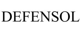 DEFENSOL trademark