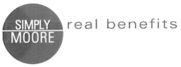 SIMPLY MOORE REAL BENEFITS trademark
