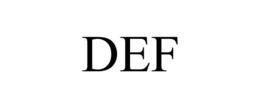 DEF trademark