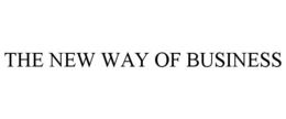 THE NEW WAY OF BUSINESS trademark