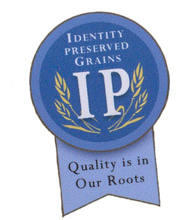 IDENTITY PRESERVED GRAINS IP QUALITY IS IN OUR ROOTS trademark