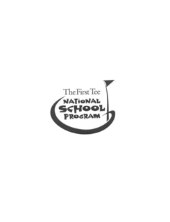 THE FIRST TEE NATIONAL SCHOOL PROGRAM trademark