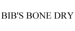 BIB'S BONE DRY trademark