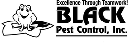 EXCELLENCE THROUGH TEAMWORK! BLACK PEST CONTROL, INC. trademark