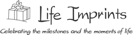 LIFE IMPRINTS CELEBRATING THE MILESTONES AND THE MOMENTS OF LIFE trademark
