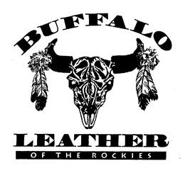 BUFFALO LEATHER OF THE ROCKIES trademark
