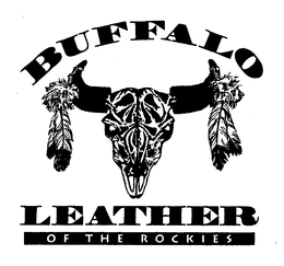 BUFFALO LEATHER OF THE ROCKIES trademark
