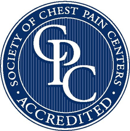CPC SOCIETY OF CHEST PAIN CENTERS ACCREDITED trademark
