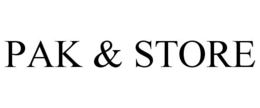 PAK & STORE trademark