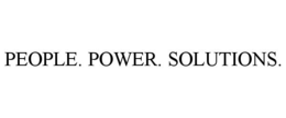 PEOPLE. POWER. SOLUTIONS. trademark