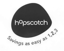 HOPSCOTCH SAVINGS AS EASY AS 1, 2, 3 trademark