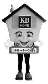KB HOME 1-888-KB-HOMES trademark