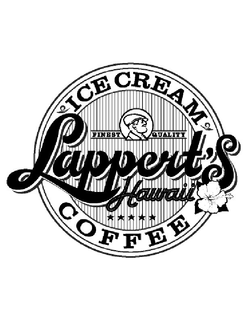 LAPPERT'S HAWAII ICE CREAM COFFEE FINEST QUALITY trademark