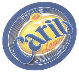 CARIB LAGER PREMIUM INTERNATIONAL CARIBBEAN BEER trademark