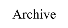ARCHIVE trademark