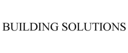 BUILDING SOLUTIONS trademark