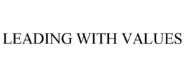 LEADING WITH VALUES trademark