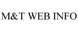 M&T WEB INFO trademark