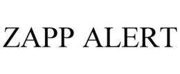 ZAPP ALERT trademark