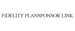 FIDELITY PLANSPONSOR LINK trademark