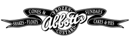 ABBOTT'S FROZEN CUSTARD SHAKES FLOATS CONES & SUNDAES CAKES & PIES trademark