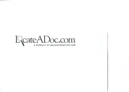 LOCATEADOC.COM A PRODUCT OF MOJOINTERACTIVE.COM trademark