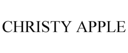 CHRISTY APPLE trademark