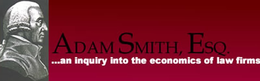 ADAM SMITH, ESQ. ...AN INQUIRY INTO THE ECONOMICS OF LAW FIRMS trademark