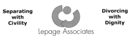 SEPARATING WITH CIVILITY DIVORCING WITH DIGNITY LEPAGE ASSOCIATES trademark