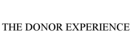 THE DONOR EXPERIENCE trademark
