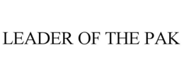 LEADER OF THE PAK trademark