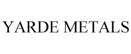 YARDE METALS trademark