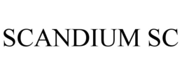 SCANDIUM SC trademark