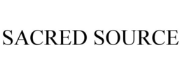 SACRED SOURCE trademark