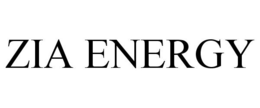 ZIA ENERGY trademark