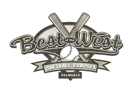 BEST OF THE WEST SOFTBALL COMPLEX PALMDALE trademark